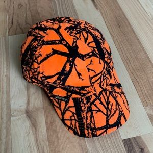 Cabela’s Gore-Tex Tree Camo Orange Flap Hat (OS)